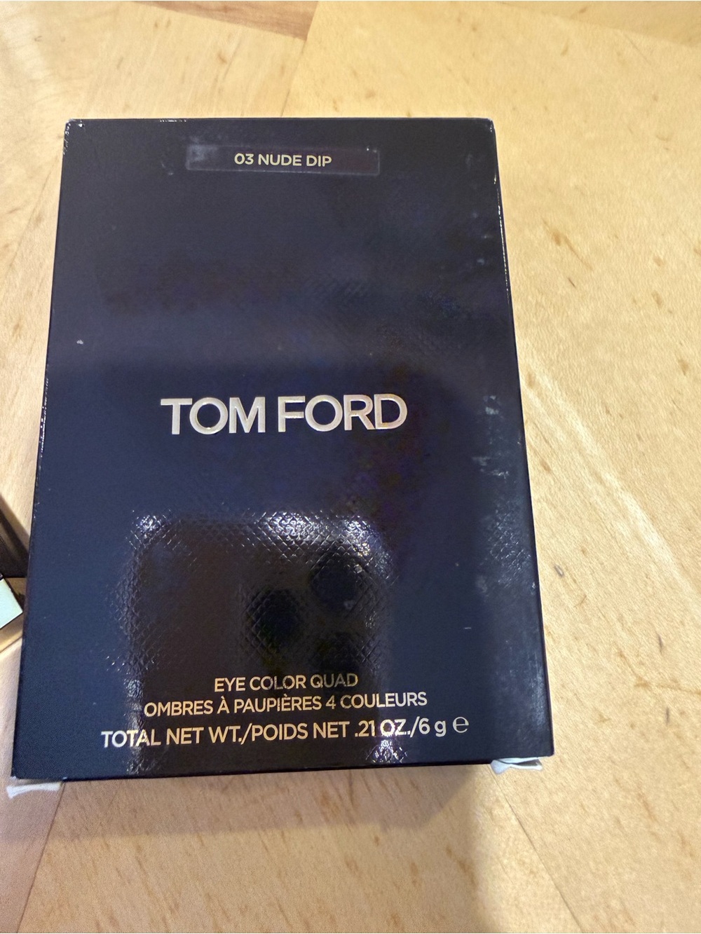 NEW IN BOX! Tom Ford Eye Color Quad 03 Nude Dip